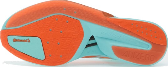 Joggesko adidas Adizero Boston 13 LIGHTSTRIKEPRO Flash Aqua/ Impact Orange/ Iron Met. EUR 42