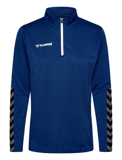 Hummel Hmlauthentic Half Zip Sweatshirt Woman Blue L Hummel Hmlauthentic Half Zip Sweatshirt Woman Blue L