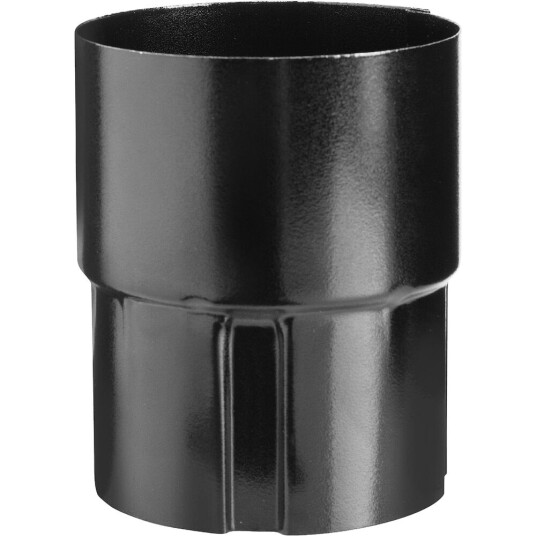 BMI Skjøtemuffe 22 Stål Sort 75mm Takrenne 125mm BMI Skjøtemuffe 22 Stål Sort 75mm Takrenne 125mm