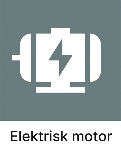 Jo Safety Elektrisk motor HiTac vinyl 120 x 150 mm KI2720V120X150