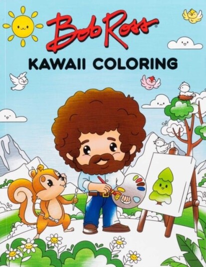 Bob Ross Kawaii Coloring Bob Ross Kawaii Coloring
