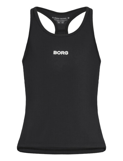Björn Borg Borg Racerback Tank Top Black 110 116 Björn Borg Borg Racerback Tank Top Black 110 116