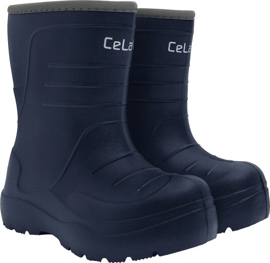 CeLaVi Thermal Wellies Embossed NAVY 23