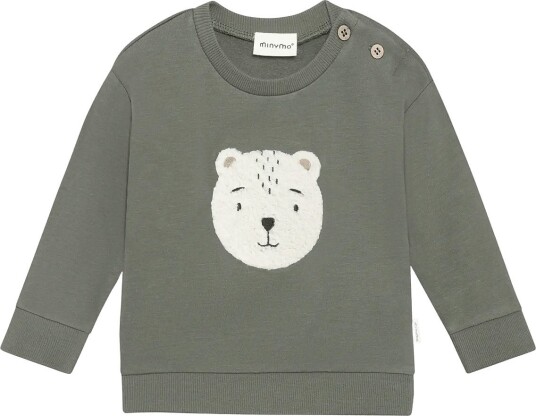 Minymo Sweatshirt Ls Khaki green 56 Minymo Sweatshirt Ls Khaki green 56