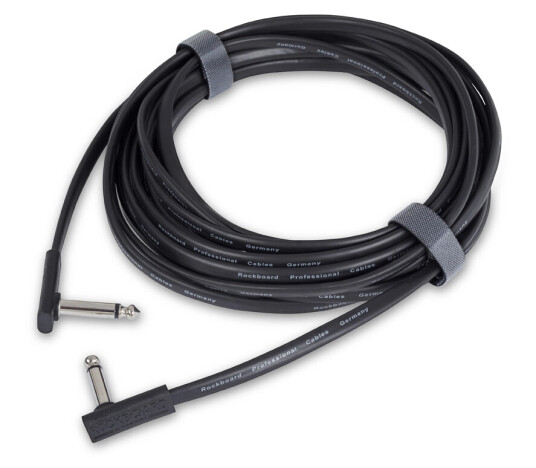 Rockboard Flat Lead Cable 600cm A/A blk Rockboard Flat Lead Cable 600cm A/A blk