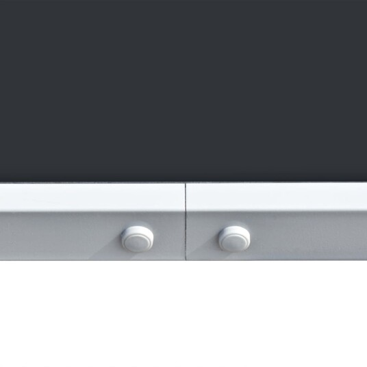 vidaXL Hagebord 150x90x74 cm svart stål