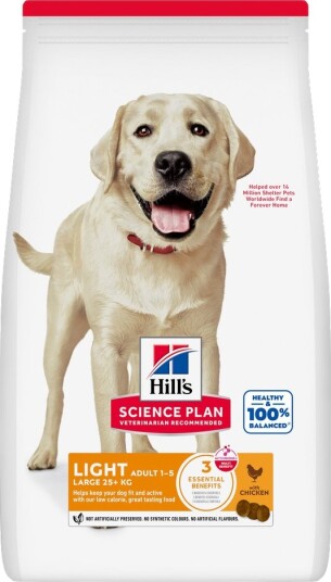 Hill'S Science Plan Adult Light Large Breed Kylling 14 kg