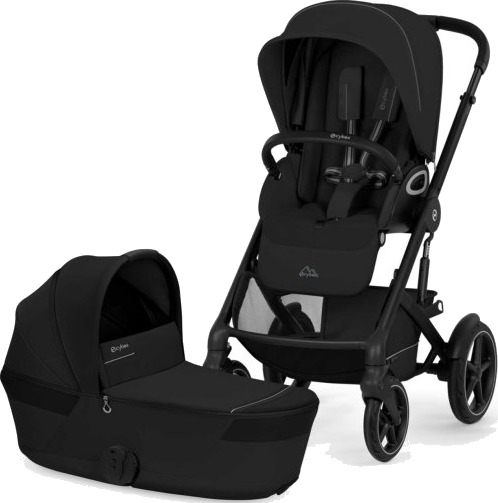 Cybex Talos S Lux Duo Med Fold-Cot Moon Black Cybex Talos S Lux Duo Med Fold-Cot Moon Black