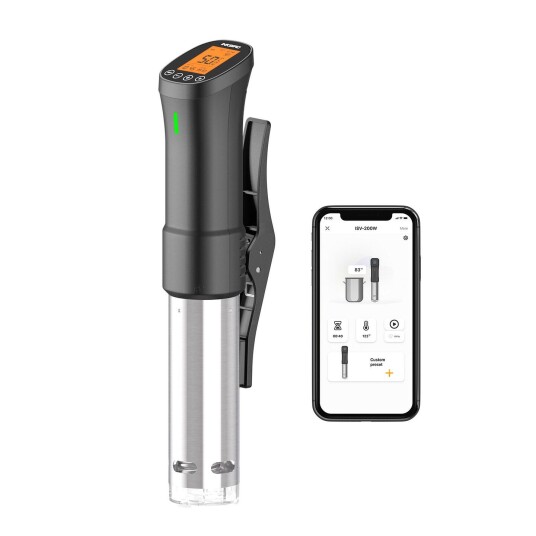 Inkbird Sous Vide Cooker ISV-200W 1000W, med wifi appstyring