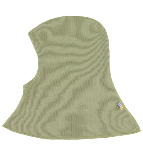 Joha Balaclava Rib Ull/Silke 2 lags Grønn 52 cm Balaclava dobbel