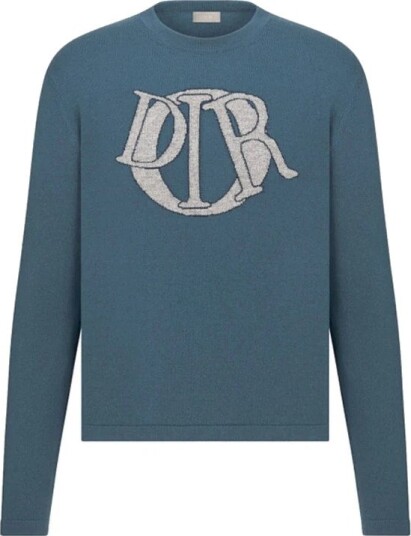 Dior Herre Strikkevarer Blå M, Dior Herre Strikkevarer Blå M,