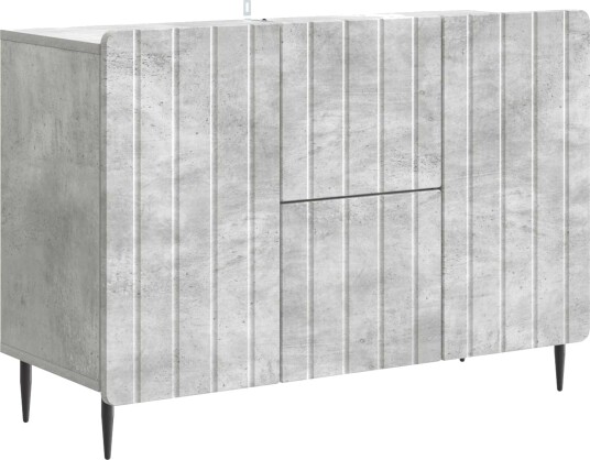 Serviesskap Betonggrå 89 x 34,5 x 62 cm Konstruert tre