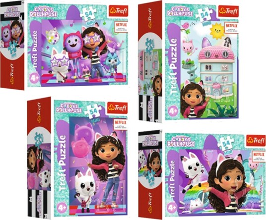 Trefl Mini Puslespill 54 Brikker Gabby's Dollhouse