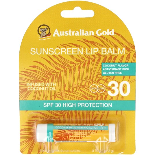 Australian Gold SPF 30 Fuktighetsgivende Læbepomade med Aloe Vera og Jojobaolje