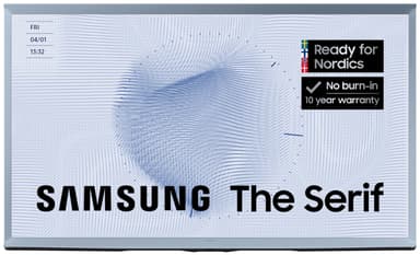 Samsung The Serif 55" QLED 4K Smart TV Blå TQ55LS01BHUXXC