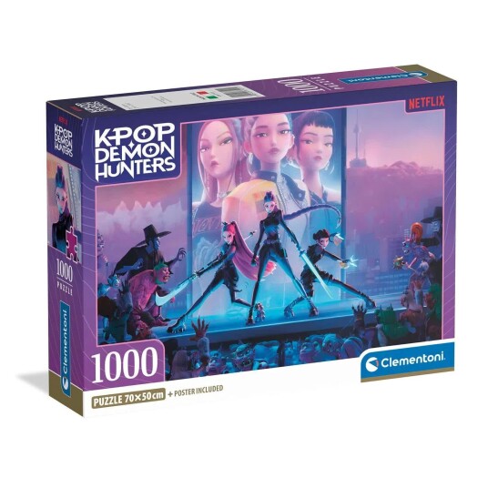Clementoni Puslespill 1000 Brikker K pop Demon Hunters Clementoni Puslespill 1000 Brikker K pop Demon Hunters
