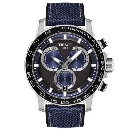 Tissot Supersport Chronograph T1256171705103 - Herre - 46 mm - Analog - Kvarts urverk - Safirglass