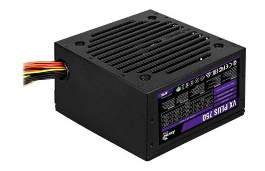 AeroCool VX PLUS 750 (PSU) - 750 Watt - 120 mm - 80 Plus AeroCool VX PLUS 750 (PSU) - 750 Watt - 120 mm - 80 Plus