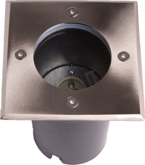 Ecolight2 Eco Light* Utendørs Innkjøringslampe Ip67 1X35w Gu10 230V Kvadratisk I Rustfritt Stål Ec79109