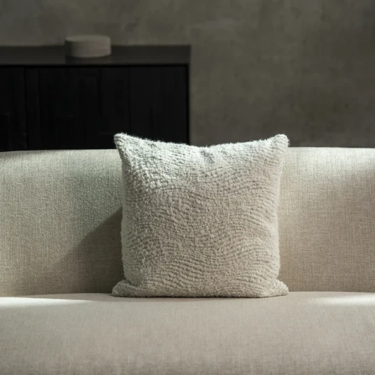 Ethnicraft Pute Wave 50x50 cm Off white