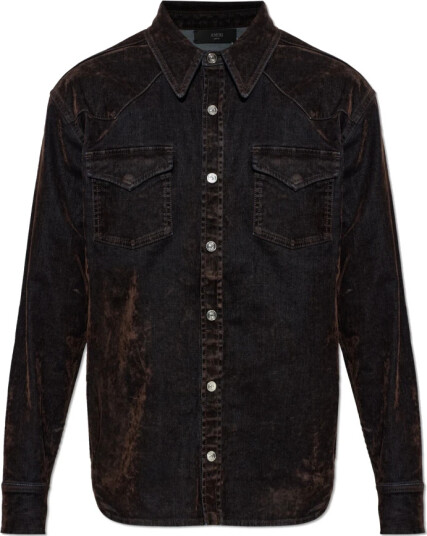 Amiri Herre Skjorter Brun S,