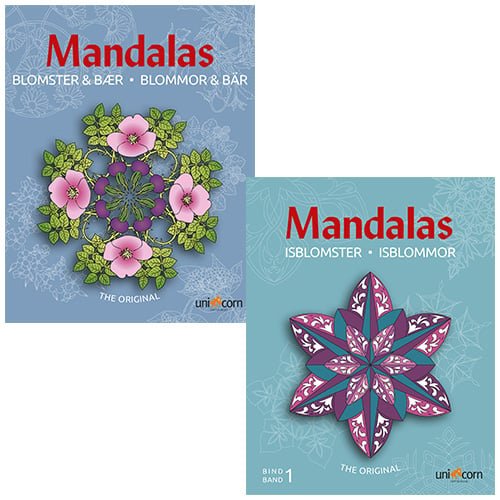 Mandalas Twin Pack Flowers and Berries & Iceflowers  104939