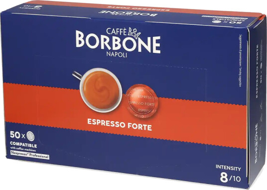 Caffè Borbone | Espresso Forte 50 kapsler til Nespresso® Pro