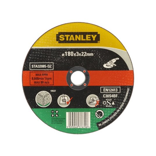 Stanley Kappeskive sten 180mm sta32085