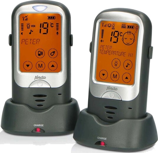 Alecto DBX68GS Longe-serien utendørs babymonitor svart/antrasitt