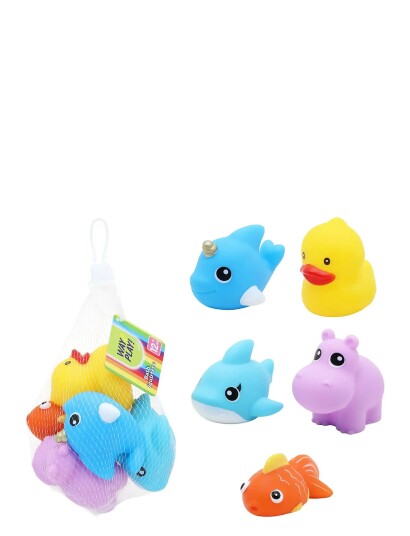 Toyrock Way2Play Soft Bath Squirters 5 Pcs Netbag