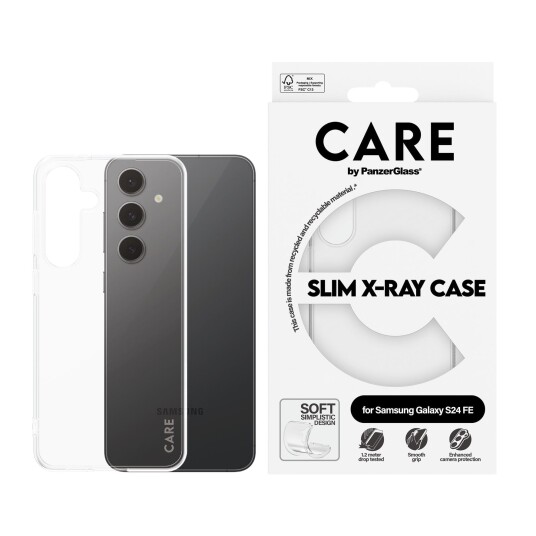 CARE by PanzerGlass X-Ray Gjennomsiktig Deksel for Samsung Galaxy S24 FE