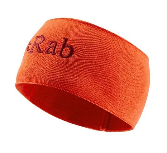 Rab Headband Red Grapefruit OneSize Rab Headband Red Grapefruit OneSize