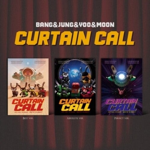 Bang Yongguk Daehyun Youngjae Moon Jong Up  Curtain Call  Random Cover  incl. 80pg Photobook Sticker Postcard Photocard Film Photo Personal Poster + Folded Poster  CD