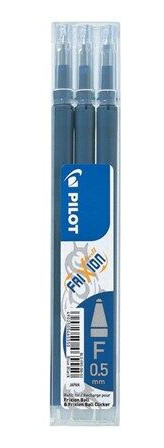 Pilot Pen Pilot refill Blå Svart pack of 3