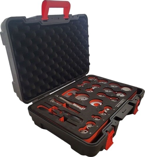Weber Tools WT-3322 Dreie- / tilbakestillingsverktøysett, bremsecaliperstempel