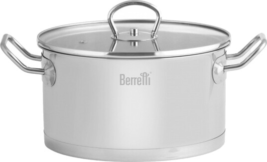Berretti Gemini kasserolle 24 cm 5 L   Rustfritt st??l