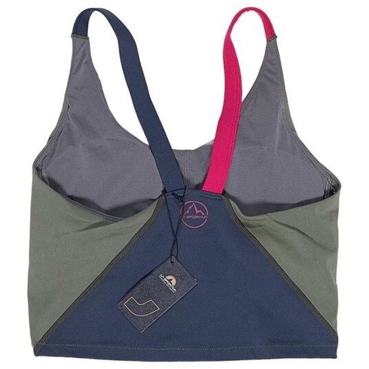 La Sportiva Cosmosis Bra Tank W Night Sky/Limestone