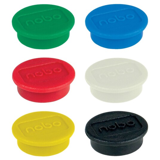 Nobo Magneter mm 10 pakning Blue Nobo Magneter mm 10 pakning Blue