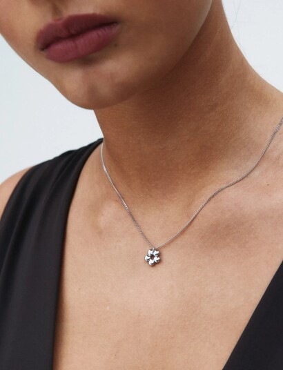 Edblad Daisy Necklace S Silver One Size   Silver   ONE SIZE 42   45 cm