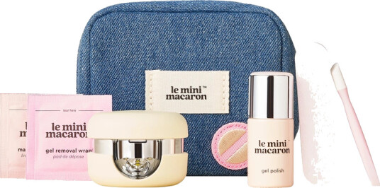 Le Mini Macaron Gel Manicure Travel Kit 1 pieces Milky