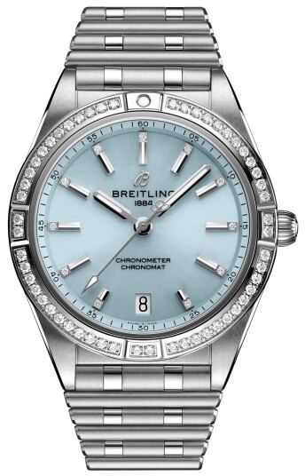 Breitling Dameklokke G10380591C1G1 Chronomat Blå/Stål Ø36 mm
