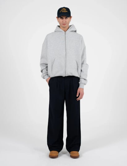 Prohibited Soho Pleated Pants Vintage Navy Navy 38 Prohibited Soho Pleated Pants Vintage Navy Navy 38
