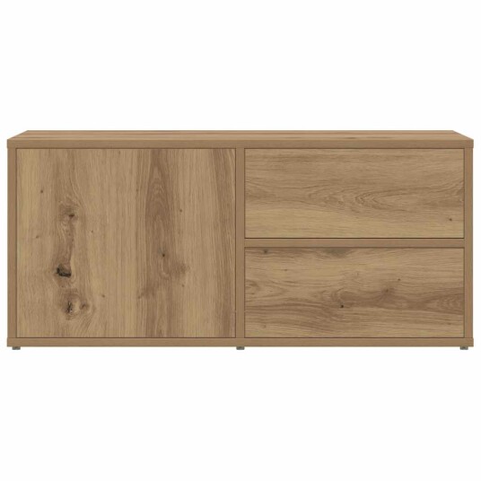 TV-benk artisan eik 80x34x35,5 cm konstruert tre 8721158435361