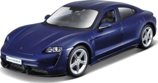 Bburago Porsche Taycan Turbo S Modellbil 1:24 Blå Bburago Porsche Taycan Turbo S Modellbil 1:24 Blå