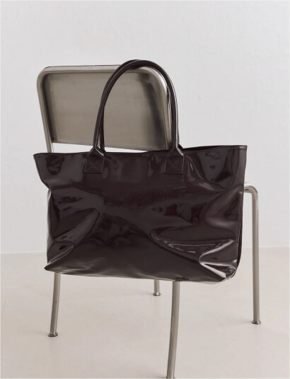 aim´n Glossy Tote Bag - Brown - ONE SIZE