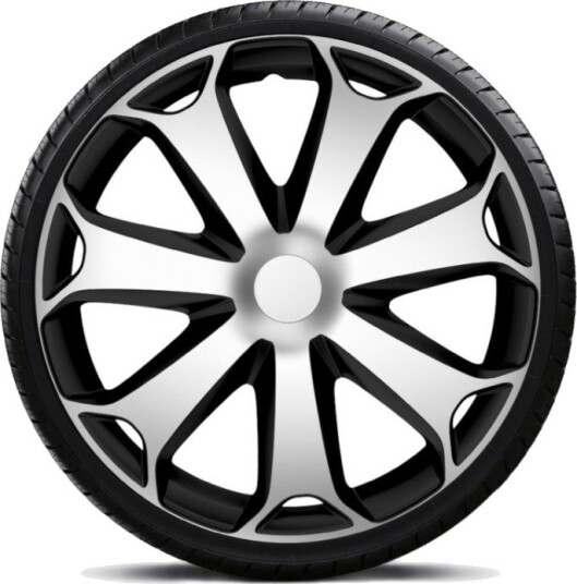 ARGO 13 MEGA SILVER BLACK Hjulkapsler