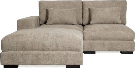 Dubai divansofa venstre ekstra dyp i Chenille Brun Dubai divansofa venstre ekstra dyp i Chenille Brun