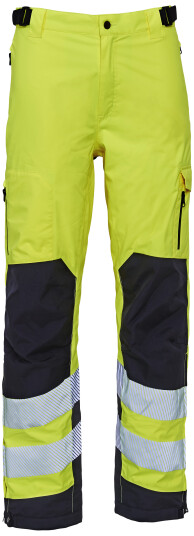 Elka Synlighetsarbeidsbukser Stretch 182400r Gul/svart Str. 4XL