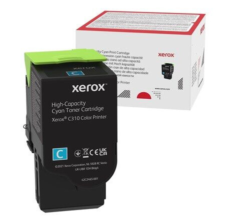Xerox - high capacity - cyan - original - toner cartridge - Laser toner Blå Xerox - high capacity - cyan - original - toner cartridge - Laser toner Blå