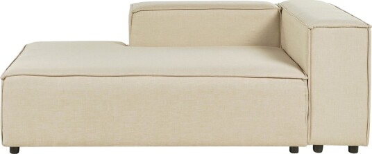 Tunda Sjeselong 119 cm Høyre Beige/Svart